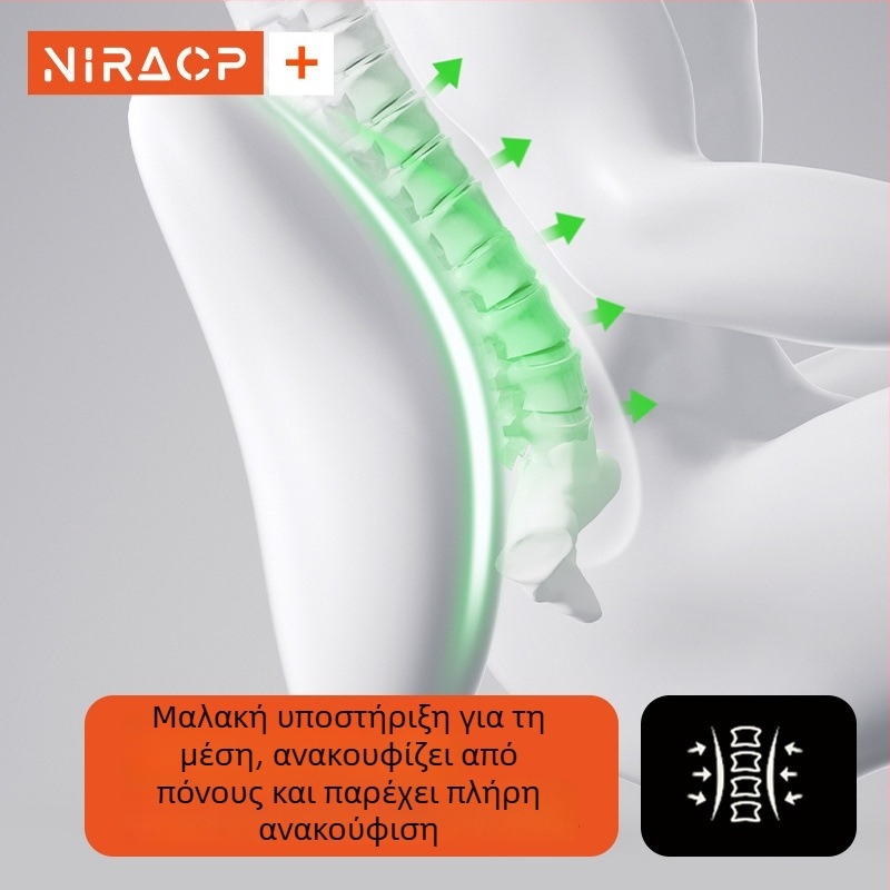 Οσφυϊκή στήριξη αυτοκινήτου για οδήγηση, μαξιλαράκι από αφρό μνήμης, εξωτερικό πολυεστέρας, συμβατό με BYD, στυλ καρτούν, για καλοκαιρινή χρήση