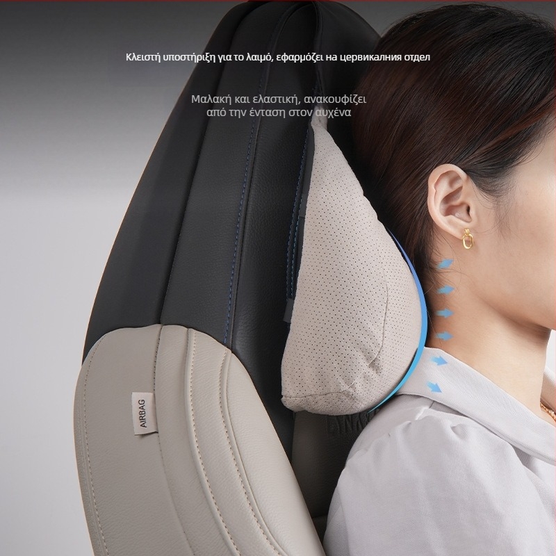 Small Bull μαξιλάρι λαιμού για σπορ καθίσματα αυτοκινήτων, παγκόσμια εφαρμογή για όλες τις εποχές, εξωτερικό υλικό συνθετικές ίνες, πλήρωση συνθετικές ίνες, απλό στυλ