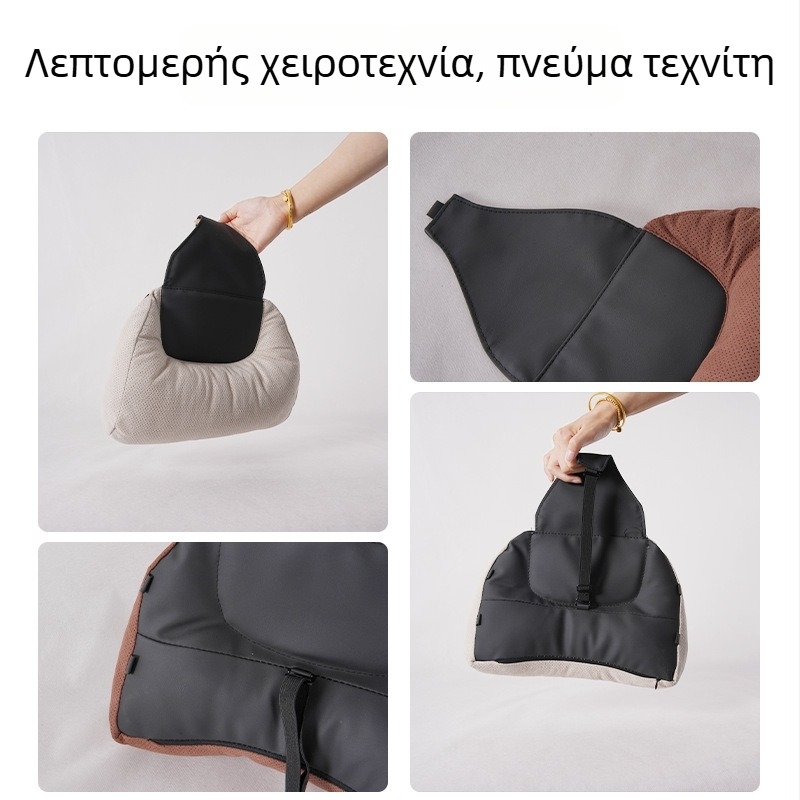 Small Bull μαξιλάρι λαιμού για σπορ καθίσματα αυτοκινήτων, παγκόσμια εφαρμογή για όλες τις εποχές, εξωτερικό υλικό συνθετικές ίνες, πλήρωση συνθετικές ίνες, απλό στυλ