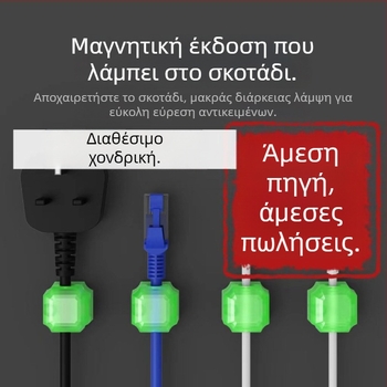 Οργανωτής καλωδίων γραφείου με μαγνητική έλξη, μοντέλο 24630, πλαστικό, κατάλληλος για καλώδια δεδομένων, φορτιστών και οικιακά καλώδια