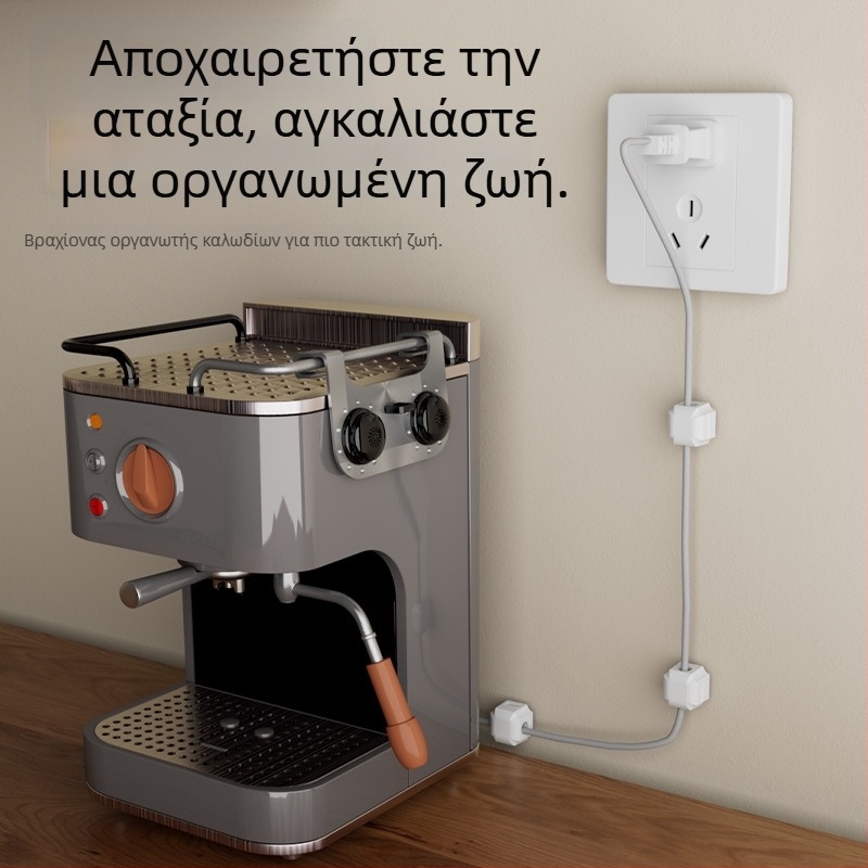 Οργανωτής καλωδίων γραφείου με μαγνητική έλξη, μοντέλο 24630, πλαστικό, κατάλληλος για καλώδια δεδομένων, φορτιστών και οικιακά καλώδια