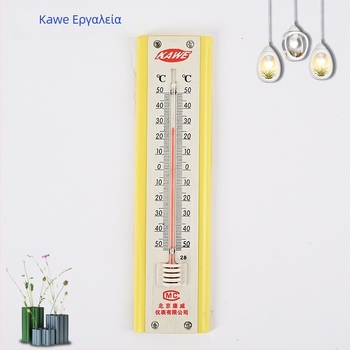 Θερμόμετρο τοίχου για θερμοκήπιο, μοντέλο 199, χωρίς μπαταρία, ακρίβεια υγρασίας ±5% RH, ακρίβεια θερμοκρασίας ±1°C