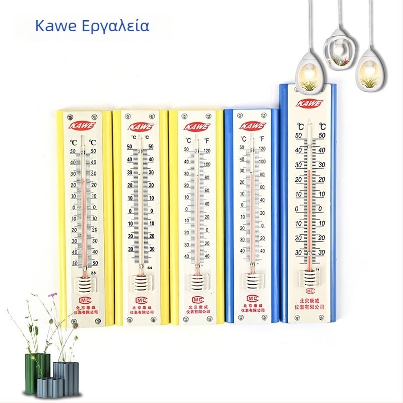 Θερμόμετρο τοίχου για θερμοκήπιο, μοντέλο 199, χωρίς μπαταρία, ακρίβεια υγρασίας ±5% RH, ακρίβεια θερμοκρασίας ±1°C