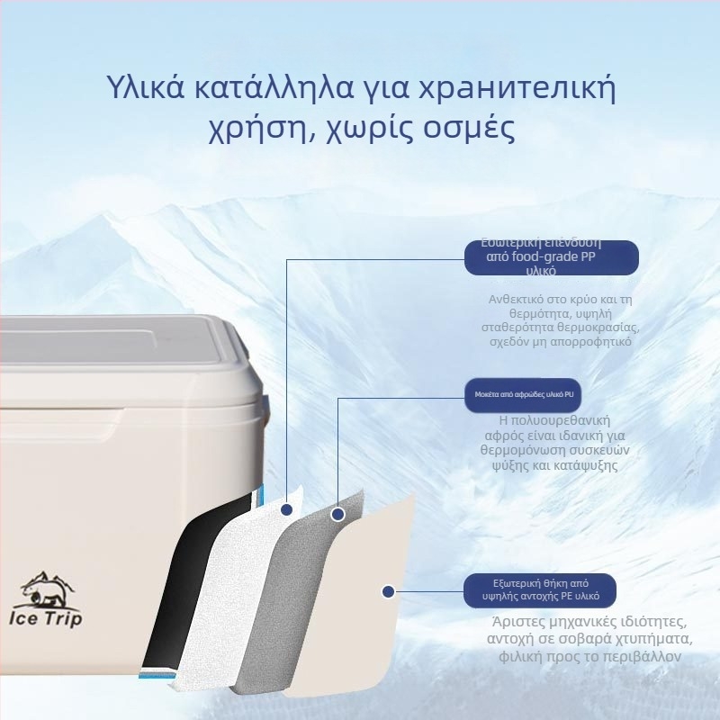 Ice Energy Φορητό μονωμένο κουτί ψύξης 18L με PU αφρό μόνωσης