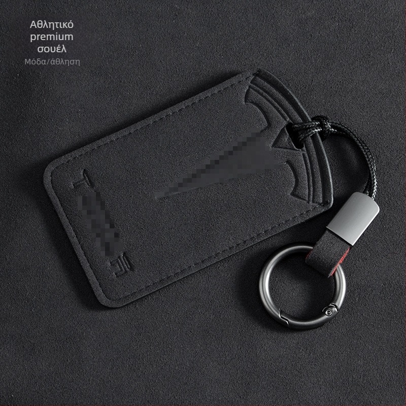 Θήκη Κάρτας Κλειδιού Tesla για Model 3 και Model Y, Suede, Ρετρό Στυλ, Nancheng