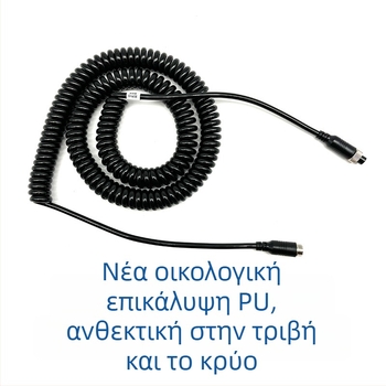 Καλώδιο κάμερας οπισθοπορείας φορτηγού με PU θήκη, ROHS πιστοποίηση, για ήχο και βίντεο