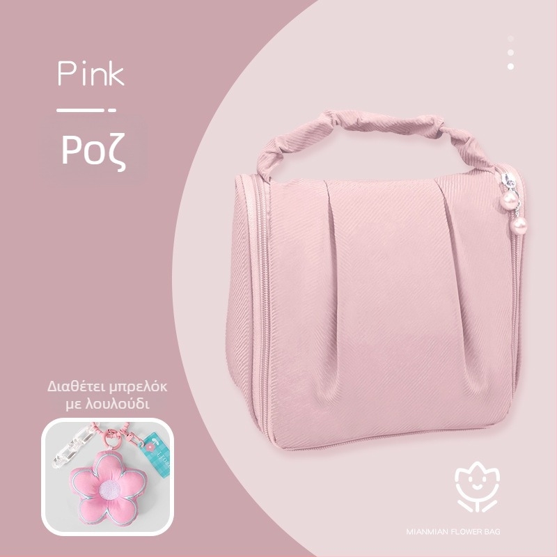 Τσαντάκι μακιγιάζ για γυναίκες, Oxford ύφασμα, αδιάβροχο, επένδυση Nylon, καθημερινή χρήση, στυλ εθνικής μόδας