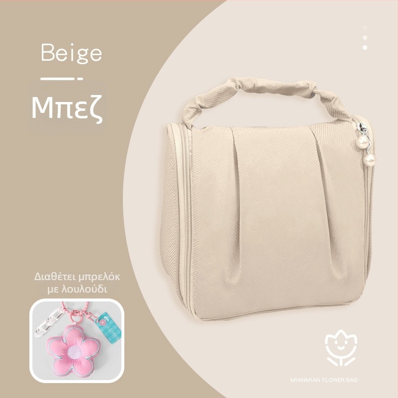 Τσαντάκι μακιγιάζ για γυναίκες, Oxford ύφασμα, αδιάβροχο, επένδυση Nylon, καθημερινή χρήση, στυλ εθνικής μόδας