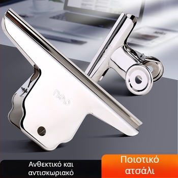 Deli μεγάλο κλιπ από ανοξείδωτο ατσάλι, με σχήμα βουνού-πεταλούδας, μοντέλα 9531–9534