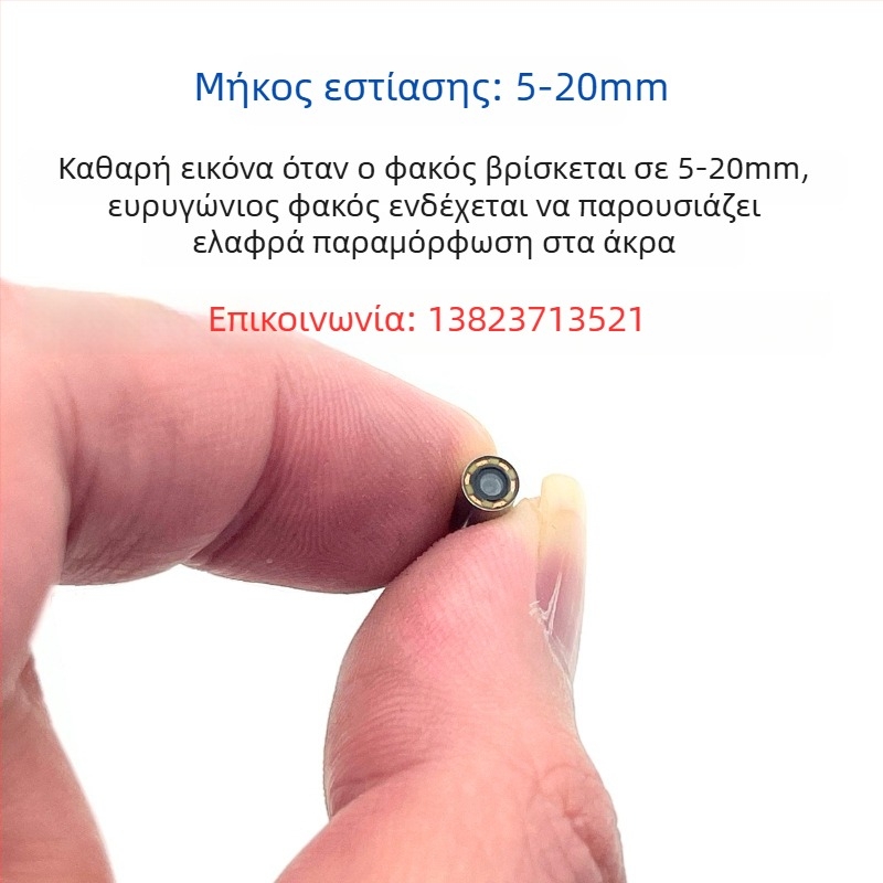 Κάμερα USB ενδοσκόπησης για επιθεώρηση σωληνώσεων, 3,9 mm διάμετρος, 1 MP, IP67 αδιάβροχη, γωνία προβολής 60°, LED φωτισμός