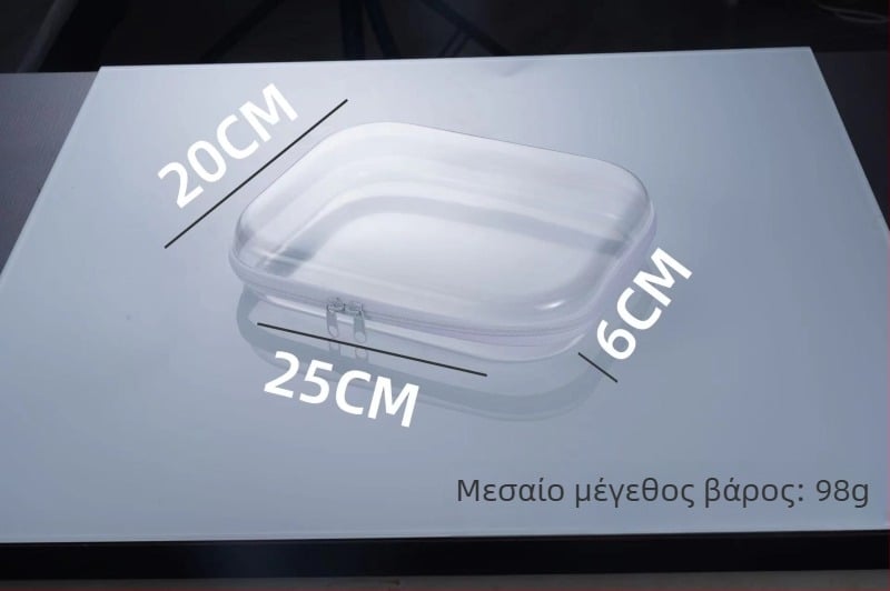 Σκληρή PVC ταξιδιωτική τσάντα – πολυλειτουργικός οργανωτής καλλυντικών και ειδών υγιεινής, μοντέρνος μινιμαλιστικός σχεδιασμός, μοντέλο 2023