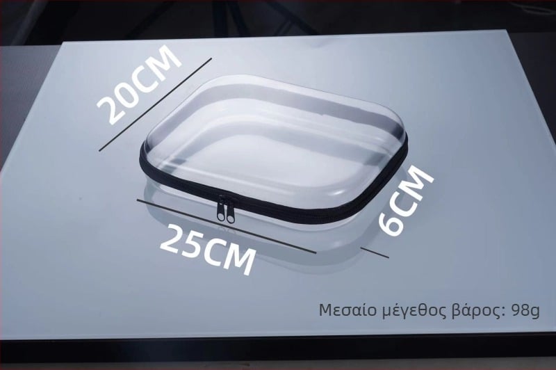 Σκληρή PVC ταξιδιωτική τσάντα – πολυλειτουργικός οργανωτής καλλυντικών και ειδών υγιεινής, μοντέρνος μινιμαλιστικός σχεδιασμός, μοντέλο 2023