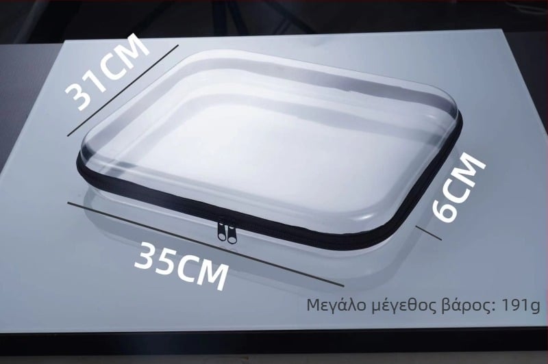 Σκληρή PVC ταξιδιωτική τσάντα – πολυλειτουργικός οργανωτής καλλυντικών και ειδών υγιεινής, μοντέρνος μινιμαλιστικός σχεδιασμός, μοντέλο 2023