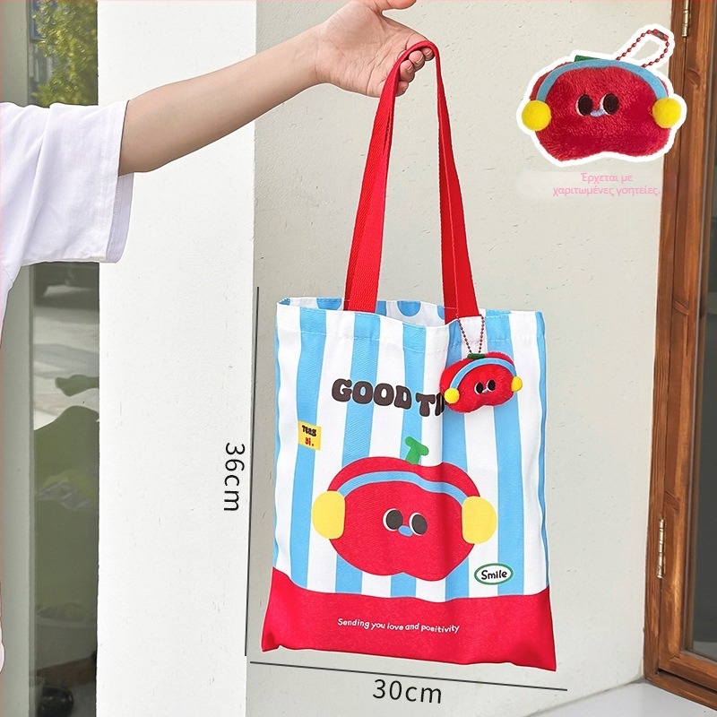 Ελαφριά τσάντα για μαθήματα με σχέδιο καρτούν, μοντέλο A706, πολυεστέρας, πολυλειτουργική τσάντα χειρός