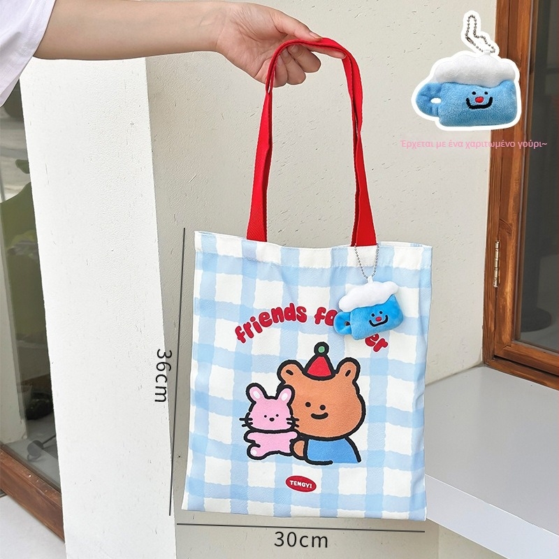 Ελαφριά τσάντα για μαθήματα με σχέδιο καρτούν, μοντέλο A706, πολυεστέρας, πολυλειτουργική τσάντα χειρός