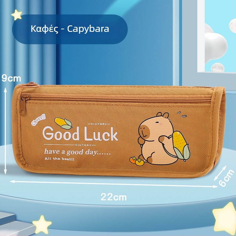 Θήκη μολυβιών με μεγάλη χωρητικότητα, Oxford υλικό, κορεατικό στυλ, unisex, πολυτελής αίσθηση — Golden Silk Bag Factory