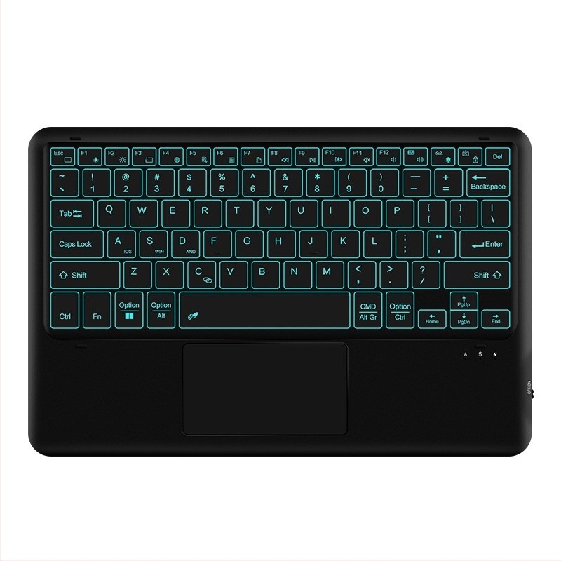 Bluetooth πληκτρολόγιο για 12-ιντσών tablet, αθόρυβο και φορητό, με φωτιζόμενα κουμπιά αφής, συμβατό με Apple και Huawei