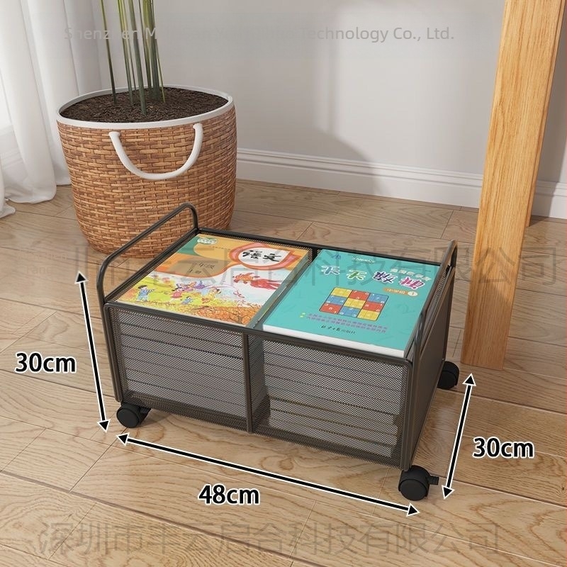 Κουτί αποθήκευσης βιβλίων κάτω από το γραφείο, μετακινούμενο, υλικό από χαρτί, χωρητικότητα 1000 L ή περισσότερο