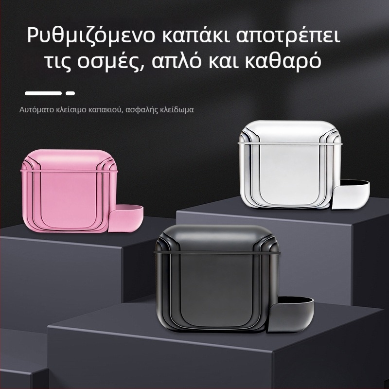 Κάδος απορριμμάτων αυτοκινήτου, 2L, πλαστικός κρεμάμενος αποθηκευτικός κάδος για πόρτα πλευρική ή για την πλάτη του καθίσματος, αδιάβροχος, με δυνατότητα εκτύπωσης λογότυπου