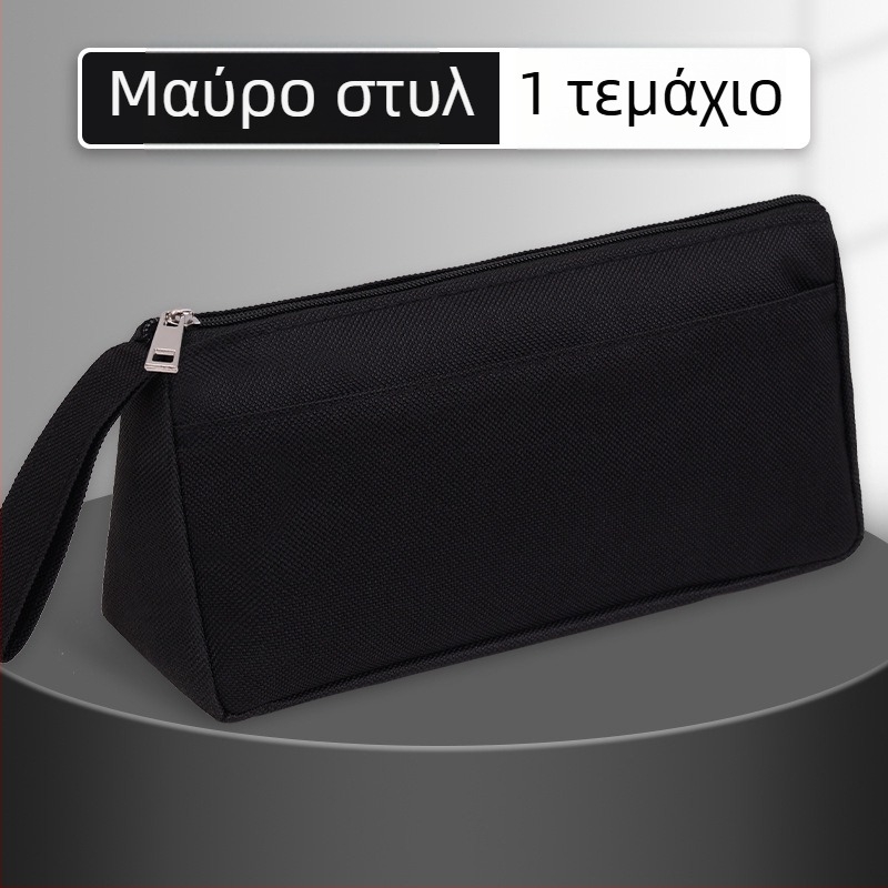 Θήκη μολυβίων με μεγάλο χώρο, ανθεκτική στις λεκέδες, εκτύπωση λογοτύπου, από ύφασμα Oxford, σχολικά είδη για μαθητές