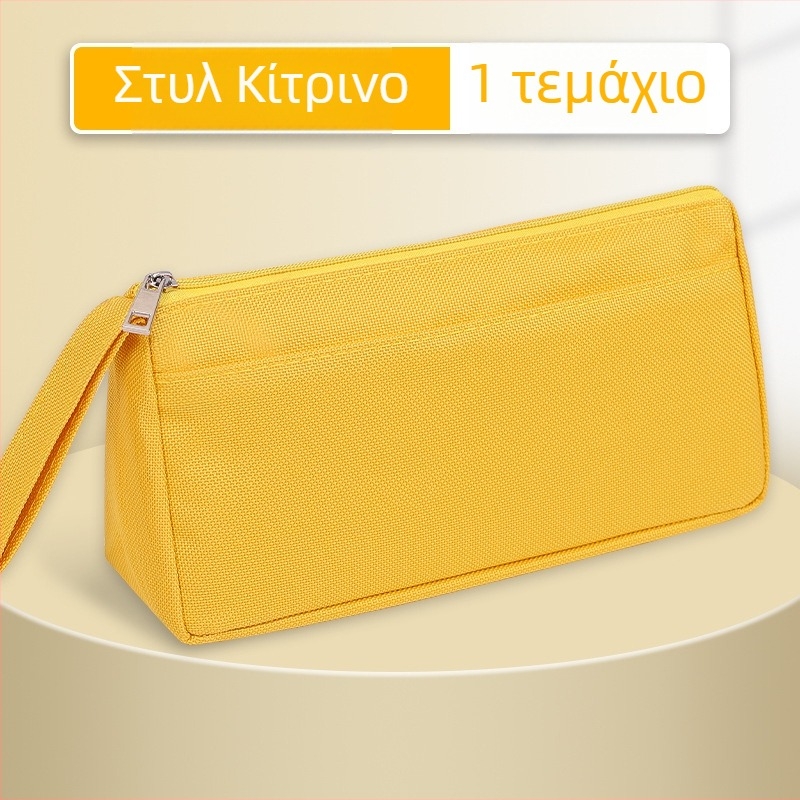 Θήκη μολυβίων με μεγάλο χώρο, ανθεκτική στις λεκέδες, εκτύπωση λογοτύπου, από ύφασμα Oxford, σχολικά είδη για μαθητές