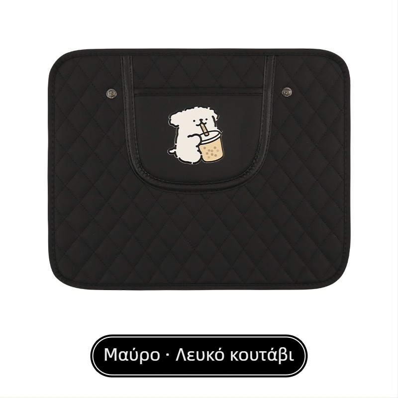 Προστατευτικό πίσω μέρους καθίσματος αυτοκινήτου με καρτούν μοτίβο, PU υλικό, γέμισμα σφουγγαριού, πανομοιότυπη εφαρμογή, κρεμαστό σχέδιο με πίσω θήκη