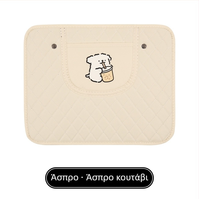 Προστατευτικό πίσω μέρους καθίσματος αυτοκινήτου με καρτούν μοτίβο, PU υλικό, γέμισμα σφουγγαριού, πανομοιότυπη εφαρμογή, κρεμαστό σχέδιο με πίσω θήκη