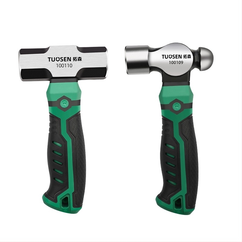 Tuosen οκταγωνικό σφυρί για ξυλουργικές εργασίες, κεφαλή από χάλυβα υψηλής περιεκτικότητας άνθρακα, πλαστική λαβή, κατάλληλο για οικιακή χρήση, βάρος 0,55 кг