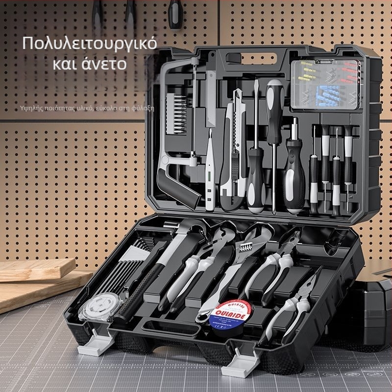 Σετ εργαλείων σε θήκη – Οικιακό πολυλειτουργικό κιτ επισκευής, εργαλεία αποσυναρμολόγησης, 81–100 τεμάχια