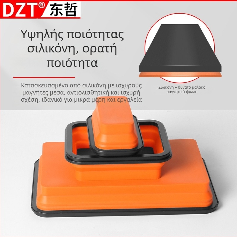 Κουτί εργαλείων με μαγνητικό δίσκο που διπλώνει για αποθήκευση εξαρτημάτων (Μάρκα: Dzt dongzhe; Τύπος: Κουτί εργαλείων; Στυλ: Διπλούμενο; Κύρια χρήση: Κουτί εργαλείων/Αποθήκευση εξαρτημάτων)