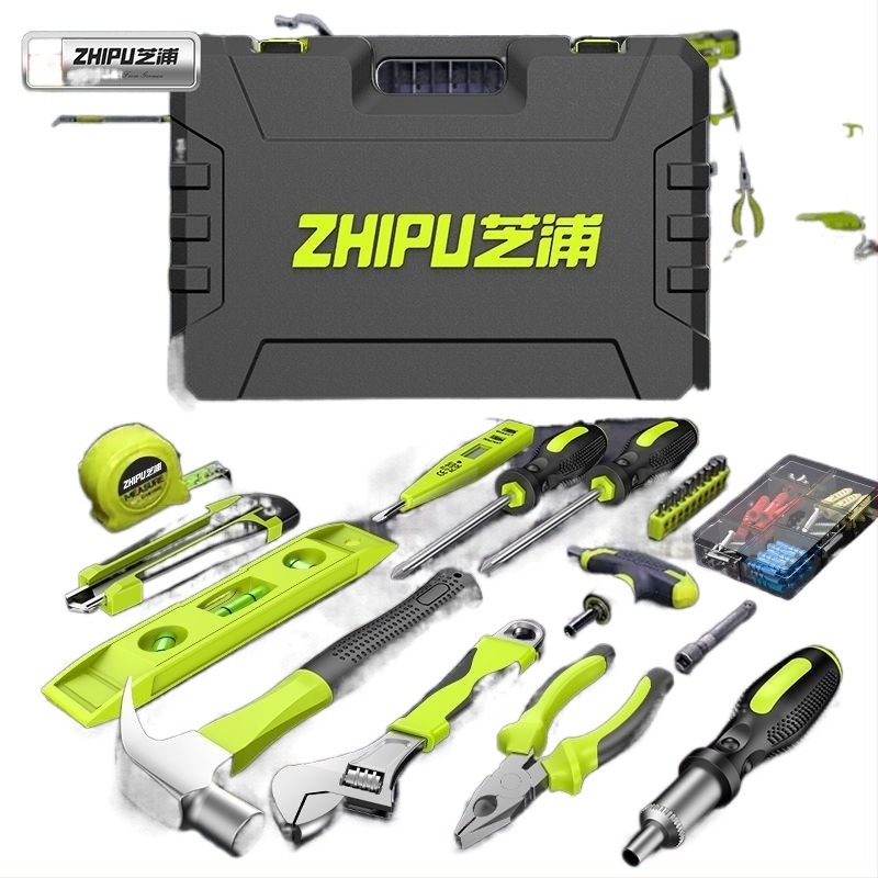 Πολυλειτουργικό κουτί εργαλείων: σετ συντήρησης, 100+ τεμάχια, ενισχυμένος γάντζος, για οικιακή χρήση