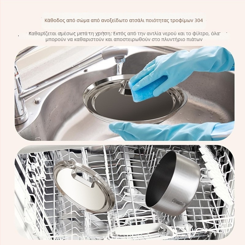 Ft007 Διανομέας νερού από ανοξείδωτο ατσάλι για γάτες και σκύλους με αυτόματη φιλτράρισμα, συνδεόμενος σε παροχή ρεύματος