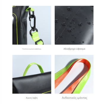 Sanhu Outdoor 2L PVC αδιάβροχη θήκη κινητού με οθόνη αφής – διαφανής θήκη για παραλία, ψάρεμα και κατασκήνωση