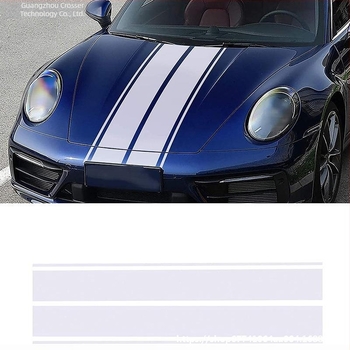 Αυτοκόλλητο διακόσμησης καπό αυτοκινήτου — ρίγες με καμπύλη κορδέλα, εγκατάσταση με αυτοκόλλητο, μάρκα Traveler, κωδικός Ali-697014947005