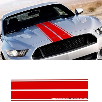 Αυτοκόλλητο διακόσμησης καπό αυτοκινήτου — ρίγες με καμπύλη κορδέλα, εγκατάσταση με αυτοκόλλητο, μάρκα Traveler, κωδικός Ali-697014947005