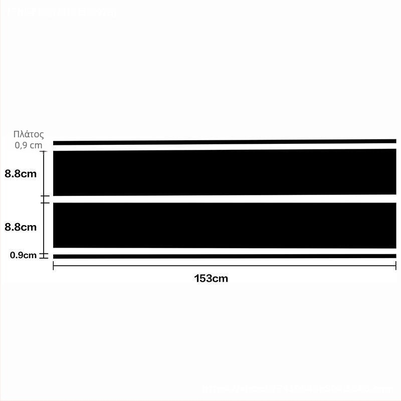 Αυτοκόλλητο διακόσμησης καπό αυτοκινήτου — ρίγες με καμπύλη κορδέλα, εγκατάσταση με αυτοκόλλητο, μάρκα Traveler, κωδικός Ali-697014947005