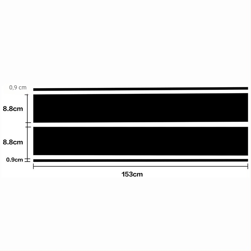 Αυτοκόλλητο διακόσμησης καπό αυτοκινήτου — ρίγες με καμπύλη κορδέλα, εγκατάσταση με αυτοκόλλητο, μάρκα Traveler, κωδικός Ali-697014947005