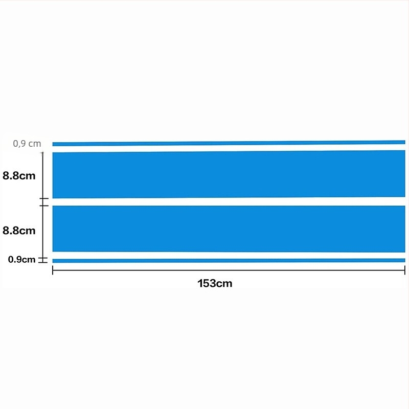 Αυτοκόλλητο διακόσμησης καπό αυτοκινήτου — ρίγες με καμπύλη κορδέλα, εγκατάσταση με αυτοκόλλητο, μάρκα Traveler, κωδικός Ali-697014947005
