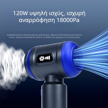 Secret Box 2025 Ασύρματος σκουπ αυτοκινήτου με brushless κινητήρα, φορητή και διπλής χρήσης για αυτοκίνητο και σπίτι, ισχυρή απορρόφηση