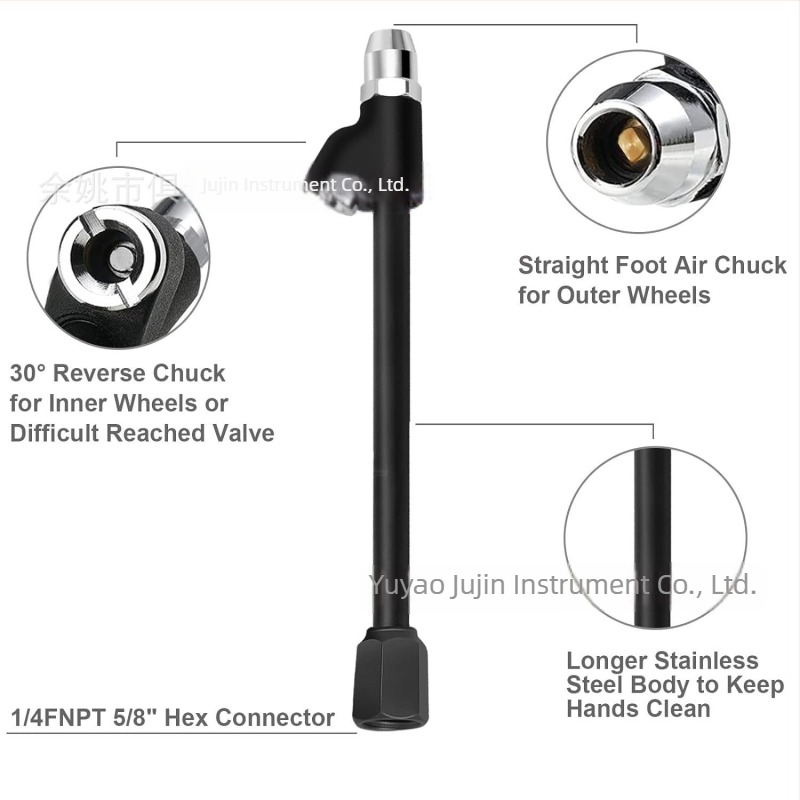 Σετ ράβδων φουσκώματος ελαστικών αυτοκινήτου για επείγουσα συντήρηση – Υψηλή πίεση, ανθεκτικό | εύρος πίεσης 10-120 psi | PSI μονάδα | Ακρίβεια 0.01 | Υλικά: χαλκός, σίδηρος, κράμα ψευδάργυρου