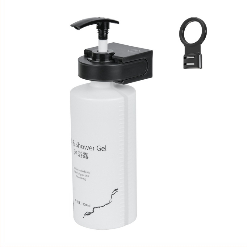 Θήκη σαπουνιού και ράγα αφρόλουτρων τοίχου, μοντέρνου στυλ — (ABS; χειροκίνητο πάτημα; τοποθέτηση στον τοίχο; κατάλληλο για ξενοδοχειακό μπάνιο)