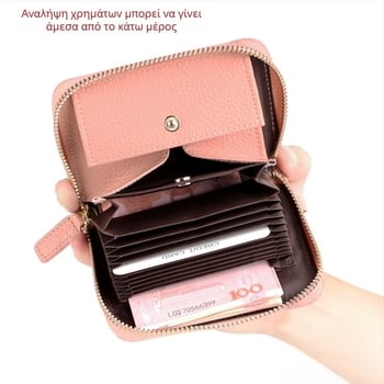 MaDonNo KB17 Θήκη Καρτών και Πορτοφόλι Κερμάτων από Γνήσιο Δέρμα – Ουδέτερο Φύλο, Αστική Απλότητα