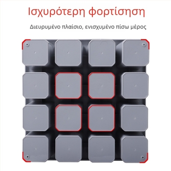 Επιτοίχιο ράφι πετσετών με ντουλάπι αποθήκευσης και 3-επίπεδα πλαστικά ράφια δικτύου