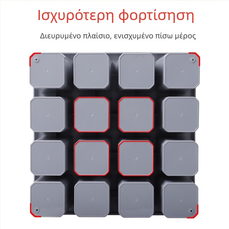 Επιτοίχιο ράφι πετσετών με ντουλάπι αποθήκευσης και 3-επίπεδα πλαστικά ράφια δικτύου