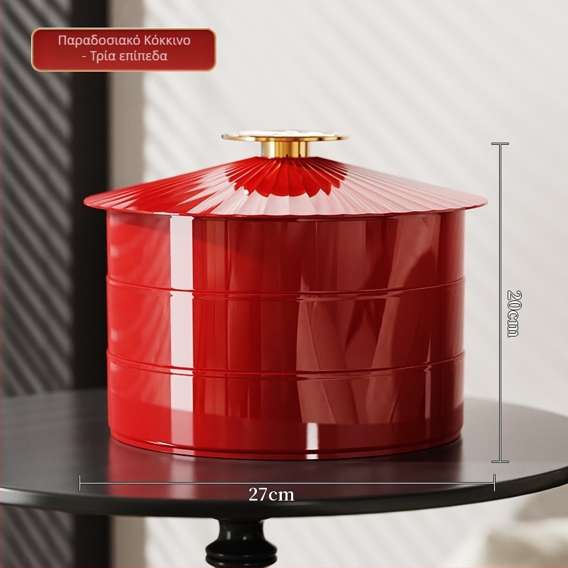 Πιάτο φρούτων από πλαστικό, premium ποιότητα, ρετρό στυλ με νέο κινεζικό στυλ, μάρκα A corner of a mountain, λανσάρισμα 2025