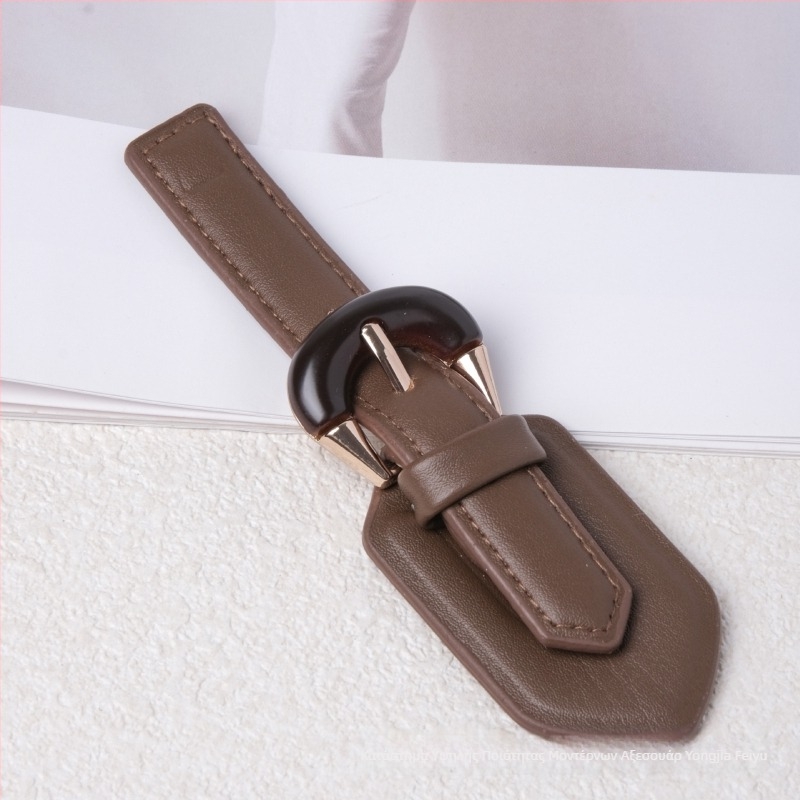 Πόρπη για παλτά και δερμάτινες ζακἐτες – μέταλλο + PU, δομή: πόρπη, FYFL