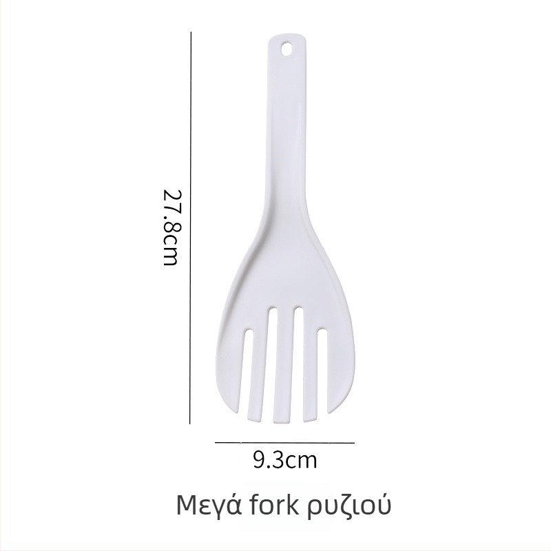 Kochi πλαστικό κουτάλι-σκούπα για ρύζι, παχύ, πολύ μεγάλο, μη κολλάει, αντιολισθητικό, θερμοανθεκτικό, πλαστικό χερούλι, εξατομίκευση διαθέσιμη