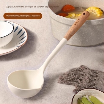 Sheng bangrong Σπατούλα κουζίνας από σιλικόνη με λαβή σιλικόνης, μεταλλικό σώμα