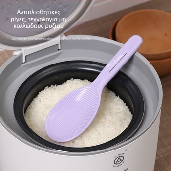 Sanrio Καρτούν κάθετη κουτάλα ρυζιού για ρυζοπαρασκευαστές, ανθεκτική σε υψηλές θερμοκρασίες, πλαστική λαβή από PP