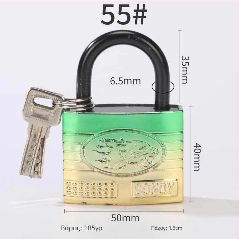 Οικιακή κλειδαριά για τσάντες, σιδερένια, μοντέλο 43, μάρκα zy, για τσάντες, μοντέρνο μινιμαλιστικό στυλ